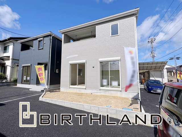 新築戸建・新築建売　郡山市字城清水【耐震+制震】桜小・郡山三中の外観|完成しました！　内覧可能です！