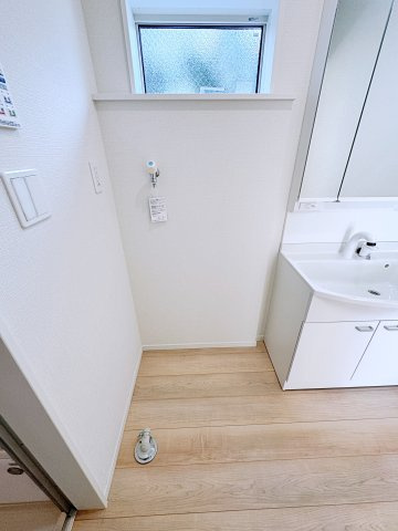 新築戸建・新築建売　郡山市字城清水【耐震+制震】桜小・郡山三中のランドリースペース