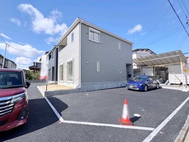 新築戸建・新築建売　郡山市字城清水【耐震+制震】桜小・郡山三中の前面道路含む現地写真