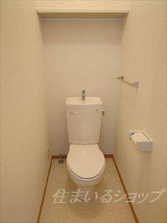 広島市安佐北区落合南１丁目のアパートのトイレ