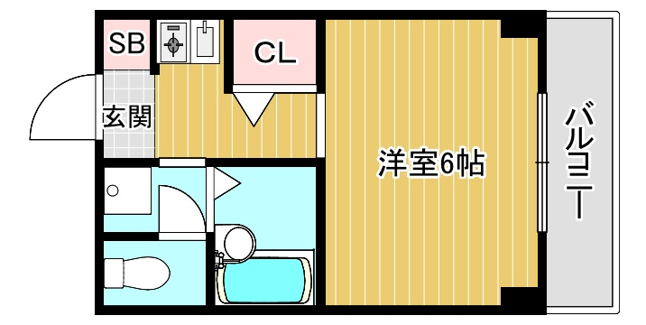 マルシェ九条の間取り