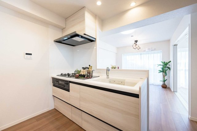 ベルパーク八千代　R棟のキッチン|当社施工例