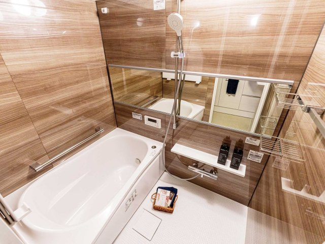 ベルパーク八千代　R棟の浴室|当社施工例