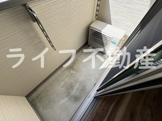 Belgique鴻池のバルコニー|陽当たり良好なバルコニーです