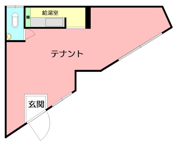 サムコーポテナントの間取り