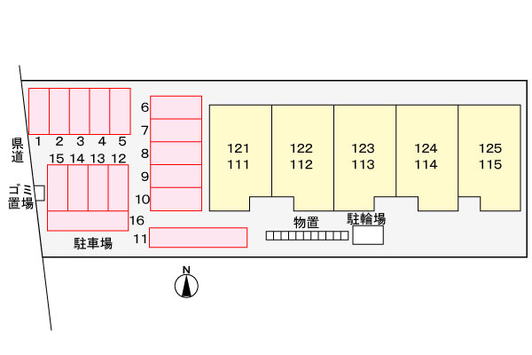 フェリーチェ・ヴィータの駐車場|駐車場