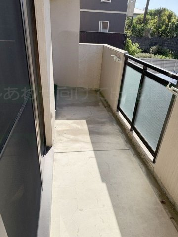 グリーンヒル櫛原のバルコニー|陽当たり良好なバルコニーです♪