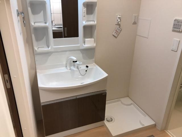 グランシャインの洗面所|洗髪洗面化粧台