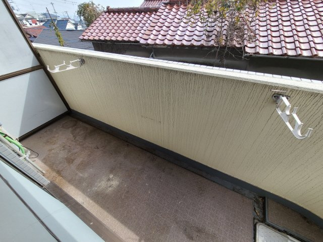 サンビルダー青谷のバルコニー