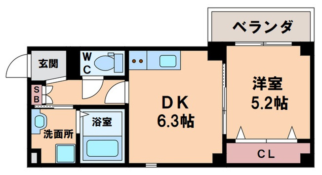 【間取り】 | ガルデニア天王寺南