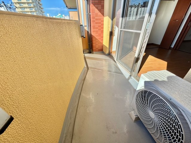 ジェルメ城陽のバルコニー