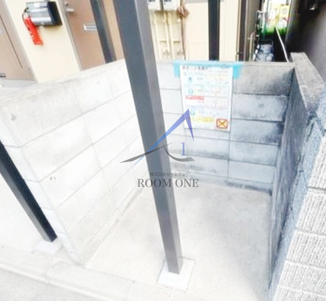 パインハイムのその他共用部分|敷地内ゴミ置き場です。