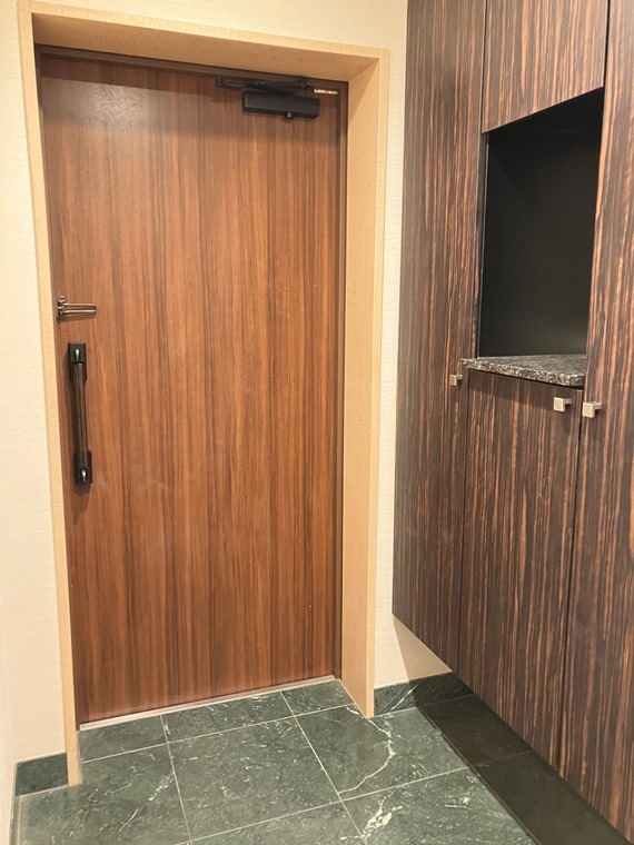 ゆったりとした玄関です