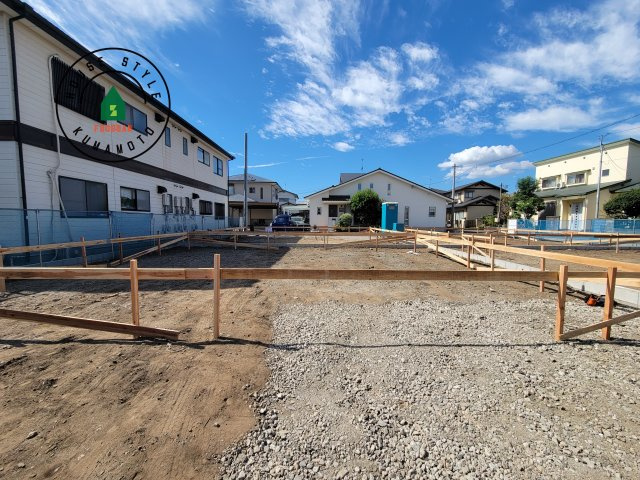 熊本市東区花立6丁目第4-4棟(1号棟)の外観|デザイン性のある外観です。