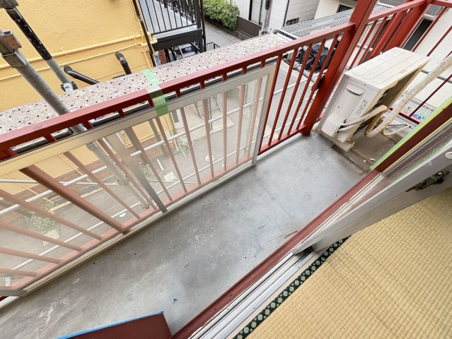 清滝園のバルコニー