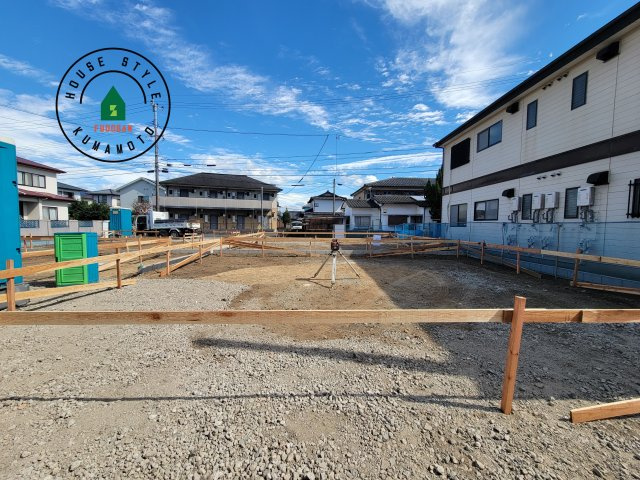 熊本市東区花立6丁目第4-4棟(4号棟)の外観|デザイン性のある外観です。