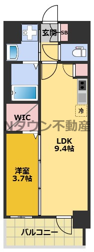 【間取り】 | エステムコート名古屋TWINWEST | 間取りです。