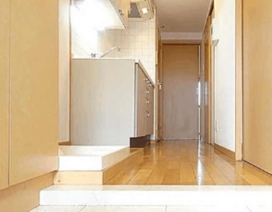 ワールドパレス学芸大学　礼金０　分譲賃貸　テラスの玄関