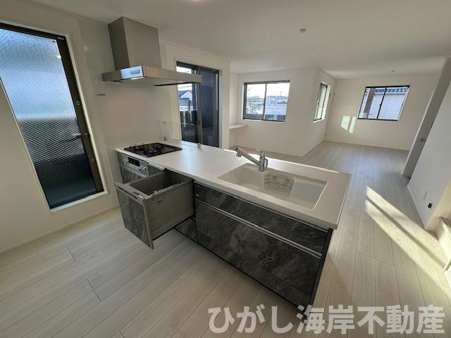 茅ヶ崎市萩園　新築戸建のキッチン|キッチンスペース