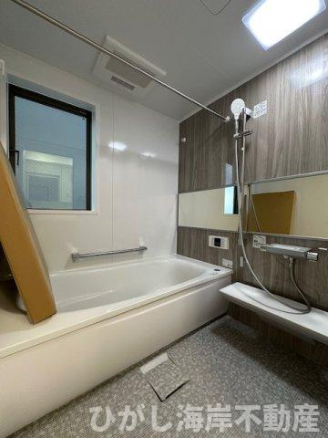 茅ヶ崎市萩園　新築戸建の浴室|1坪タイプ　ユニットバス