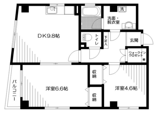 【間取り】 | ドミール蔵前 | 間取り