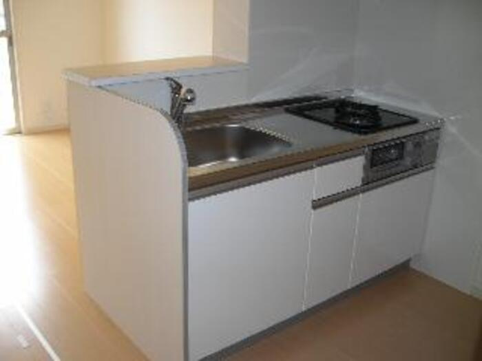 リーベC棟のキッチン|使い勝手の良いカウンターキッチン♪