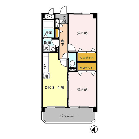 メゾン２８６の間取り