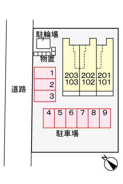 アーバンエイトの駐車場|駐車場