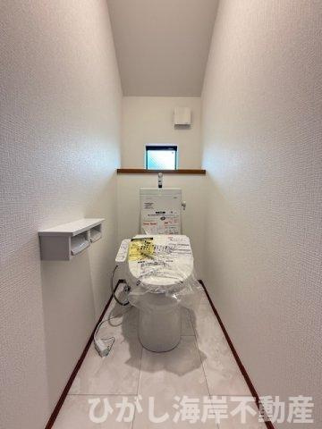 茅ヶ崎市東海岸南4丁目　新築戸建　全５棟のトイレ|洗浄機能付きお手洗い