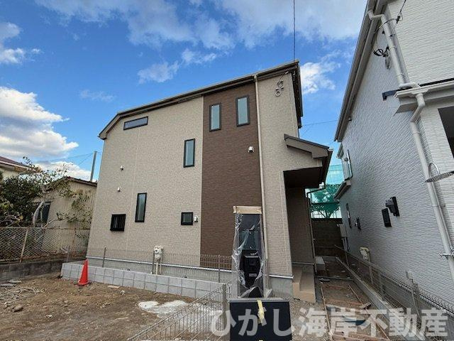 茅ヶ崎市東海岸南4丁目　新築戸建　全５棟の前面道路含む現地写真|現地外観