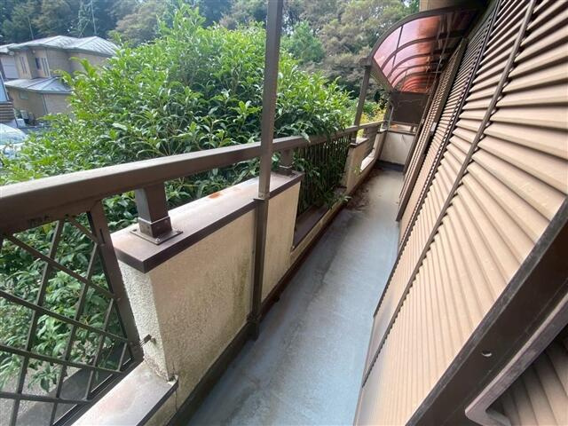 ＭＯハイツのバルコニー