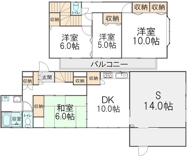 ＭＯハイツの間取り