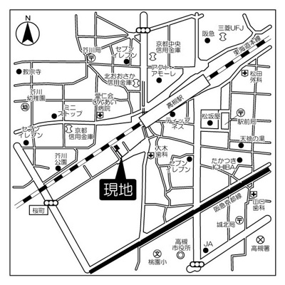 【地図】 | ウェルスクエア高槻