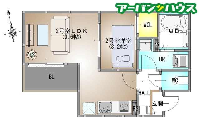 REGALEST 南高前の間取り