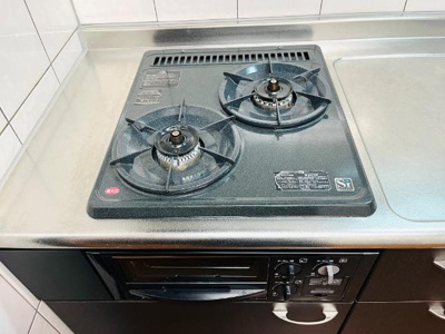 【キッチン】 | アメニティ市原 | 2口コンロ