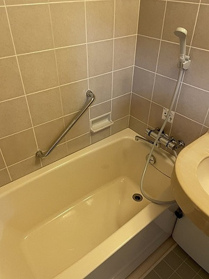 【浴室】 | ライオンズマンション福島野田町 | ３点ユニットバス（前回募集時／２０２１年６月撮影）