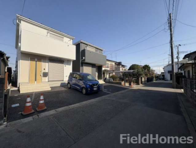 厚木市下荻野新築戸建て　第18-1号棟の前面道路含む現地写真|前面道路含む現地写真です。