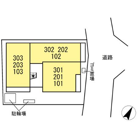 D-comodo 野塩の区画図
