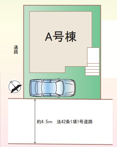 座間市明王新築戸建て　A号棟の区画図|区画図「座間市明王新築戸建て　A号棟」