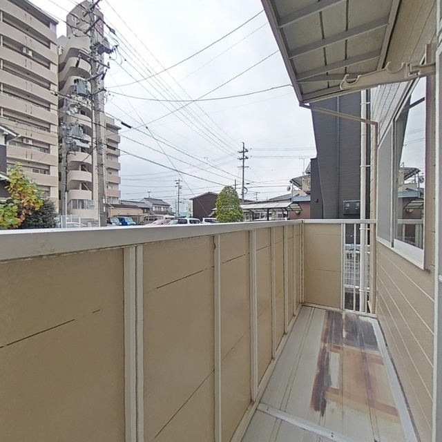 ハイツ林のバルコニー