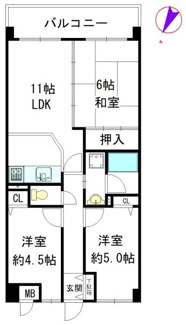 【間取り】 | グランドビスタ生駒