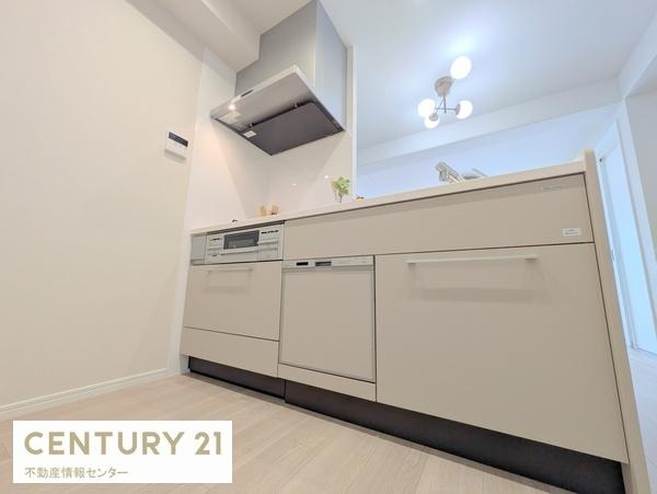 【キッチン】 | 藤和市岡ハイタウン | 食器用洗浄機能付きのシステムキッチンです！