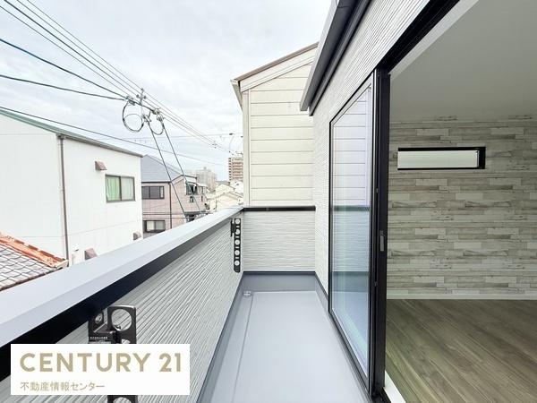 【バルコニー】 | 御崎１丁目　新築戸建 | ３階バルコニーのお写真