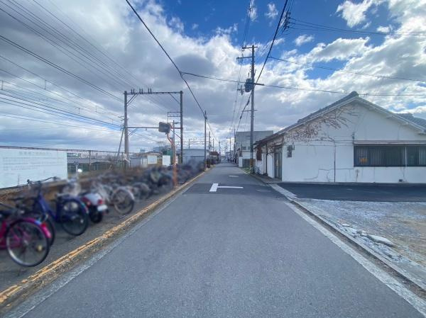 和歌山市古屋　土地の前面道路含む現地写真