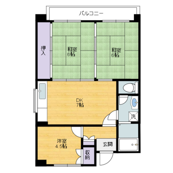 【間取り】 | ラフェスタ嫁島