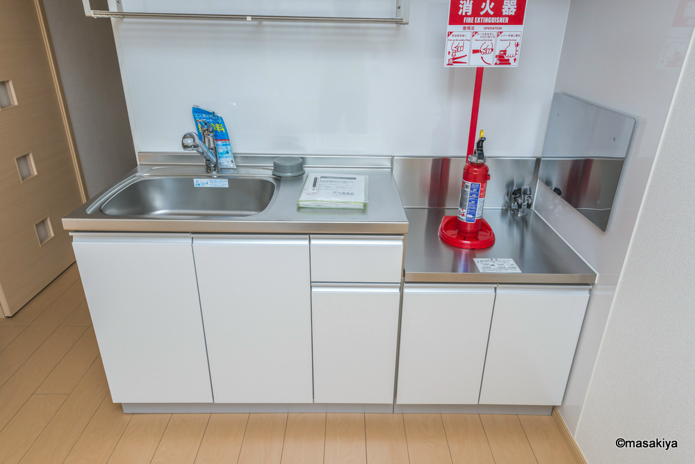 ガーデンハウス朝日山　Eのキッチン|カウンターキッチン