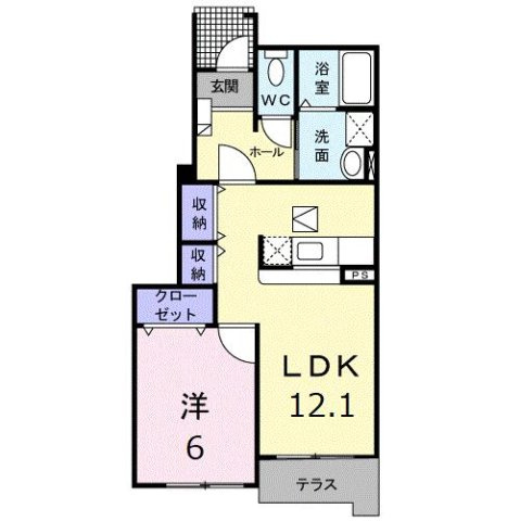 【間取り】 | フルーブ・レゾネートＨ