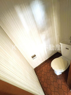 【トイレ】 | ＳＳサンハイツ西六郷 | 落ち着いた色調のトイレです