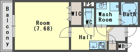 神戸市垂水区平磯２丁目のアパートの間取り