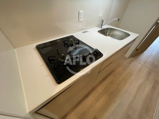 コンフォリア・リヴ北久宝寺Qのキッチン|コンフォリア・リヴ北久宝寺Q　2口ガスシステムキッチン